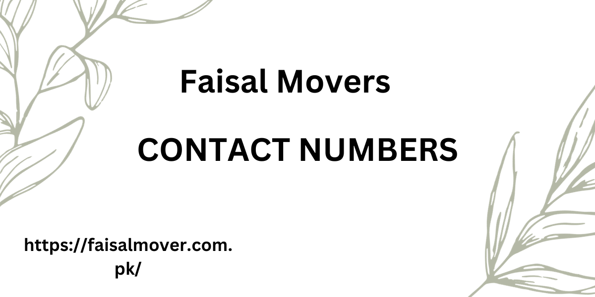 Faisal Movers contact numbers