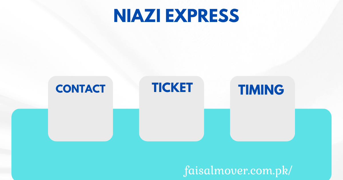 Niazi Express Contact and Ticket Prices