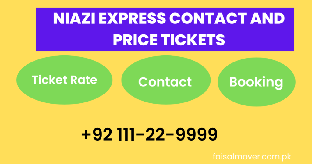 Niazi Express Lahore Online Ticket Rates