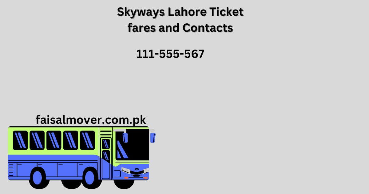 Skyways Lahore Ticket fares