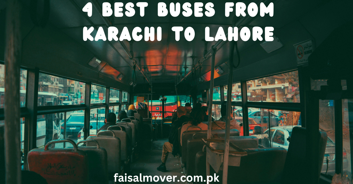 4 best buses from Karachi to Lahore